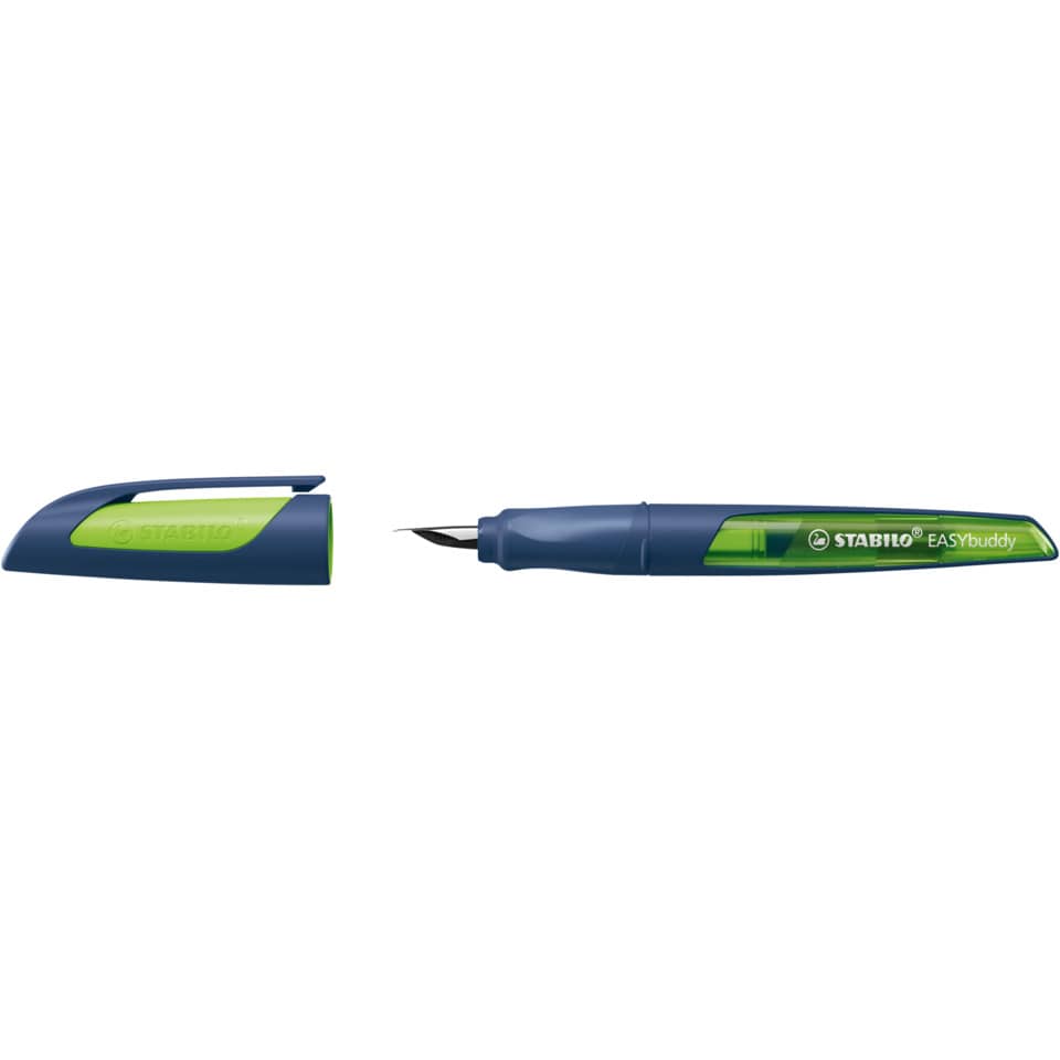 Füllfederhalter EASYbuddy®, Linkshänder, stahlblau/limette STABILO 5033/12-41