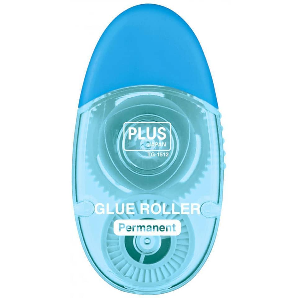 Kleberoller, 6 mm x 12 m, blau PLUS JAPAN 54238 PLUS 54238 LE TG-1512