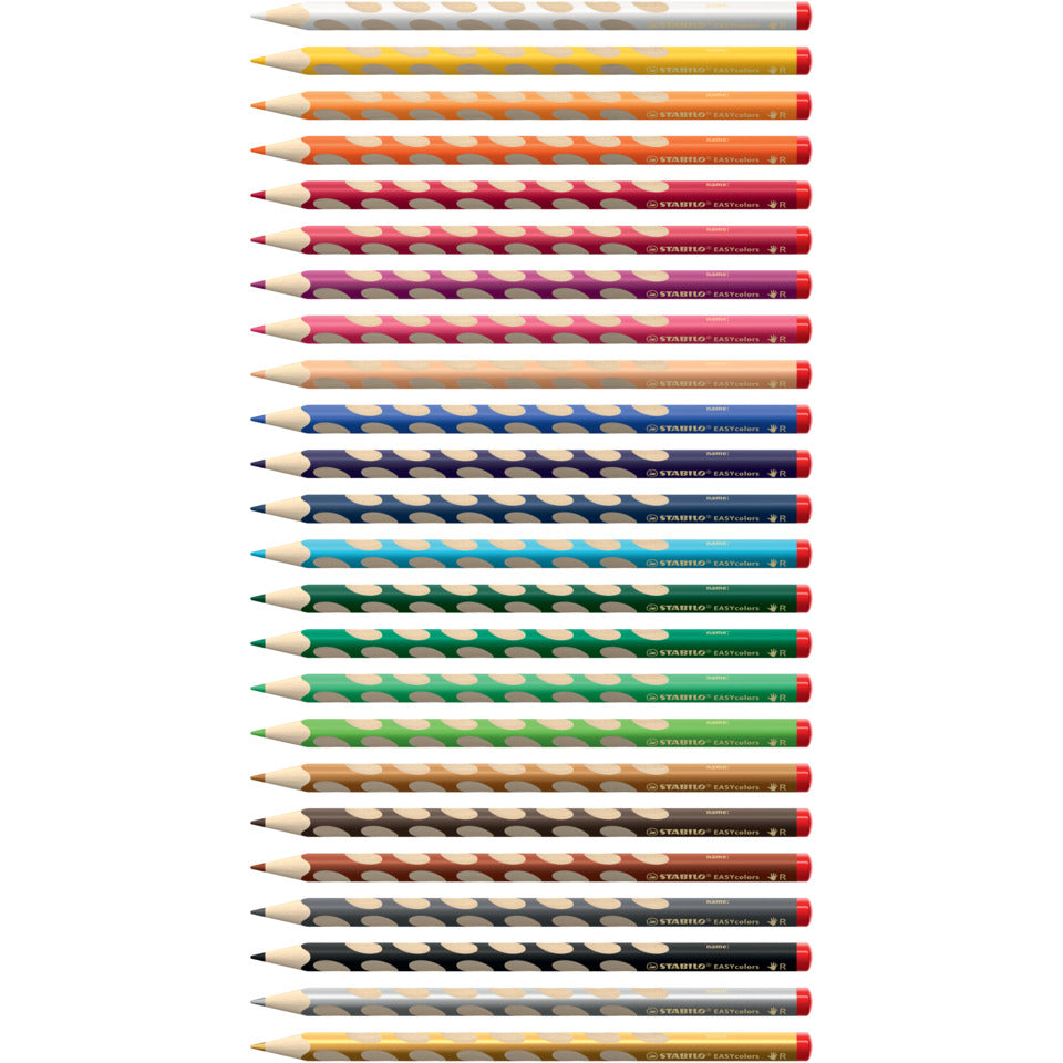 Farbstiftetui EASYcolors, Rechtshänder, 24 Stück, sortiert STABILO 332/24 STABILO 332/24 Rechtshänder