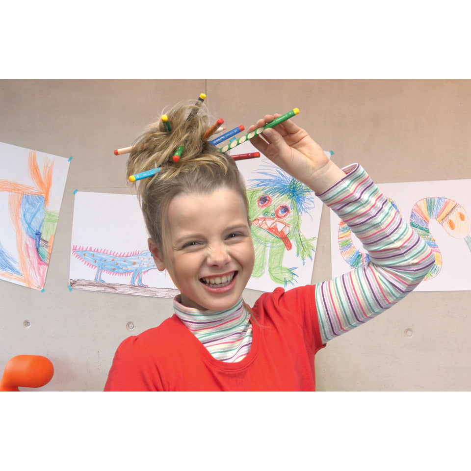 Farbstiftetui EASYcolors, Linkshänder, 12 Stück, sortiert STABILO 331/12-1 STABILO 331/12-1 Linkshänder