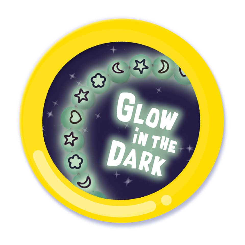 Bastelset Armbänder Glow in the Dark Galaxy SES CREATIVE 14761 SES Creative 14761 Galaxy