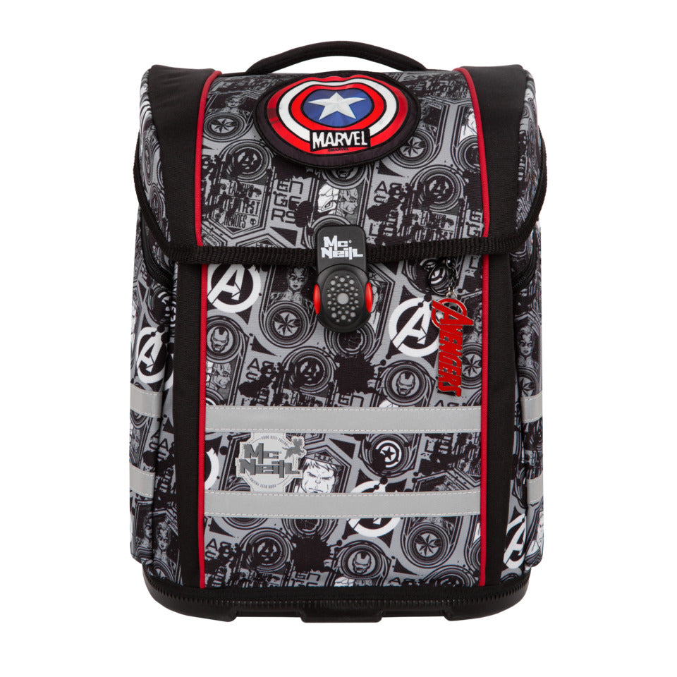 Schulranzen-Set PERFECTO, 5tlg. MARVEL – AVENGERS -Kollektion 2025- MCNEILL 9658274000 McNEILL 9658274000 Perfecto 5-tlg.