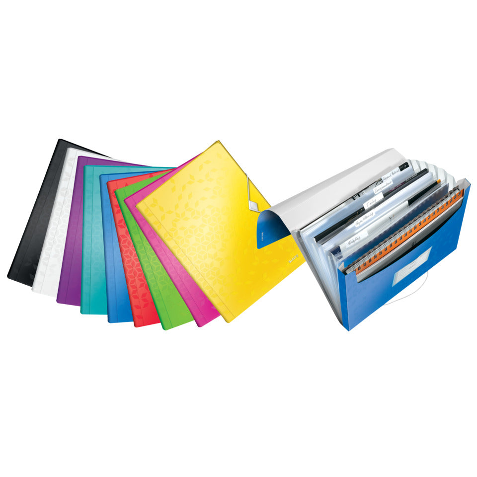 Fächermappe WOW, A4, 6 Fächer, rot LEITZ 4589-00-26 LEITZ 4589-00-26 PP 6 Fächer