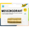 Basteldraht, 0,3mmx80m, gold FOLIA 79465 FOLIA 79465  0,3mm 80m