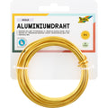 Basteldraht Aluminium, 2mmx5m, gold FOLIA 79665 FOLIA 79665  2mm 5m