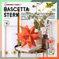 Bastelset Bascetta Stern, 15 x 15 cm, orange FOLIA 840/1515 FOLIA 840/1515 15x15cm