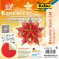 Bastelset Bascetta duo, 15 x 15 cm, rot/gold FOLIA 326/1515 FOLIA 326/1515 15x15cm
