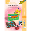 Fotokartonblock, A3, 300g/m², 10 Stück, sortiert FOLIA 607 FOLIA 607 A3 300g 10BL