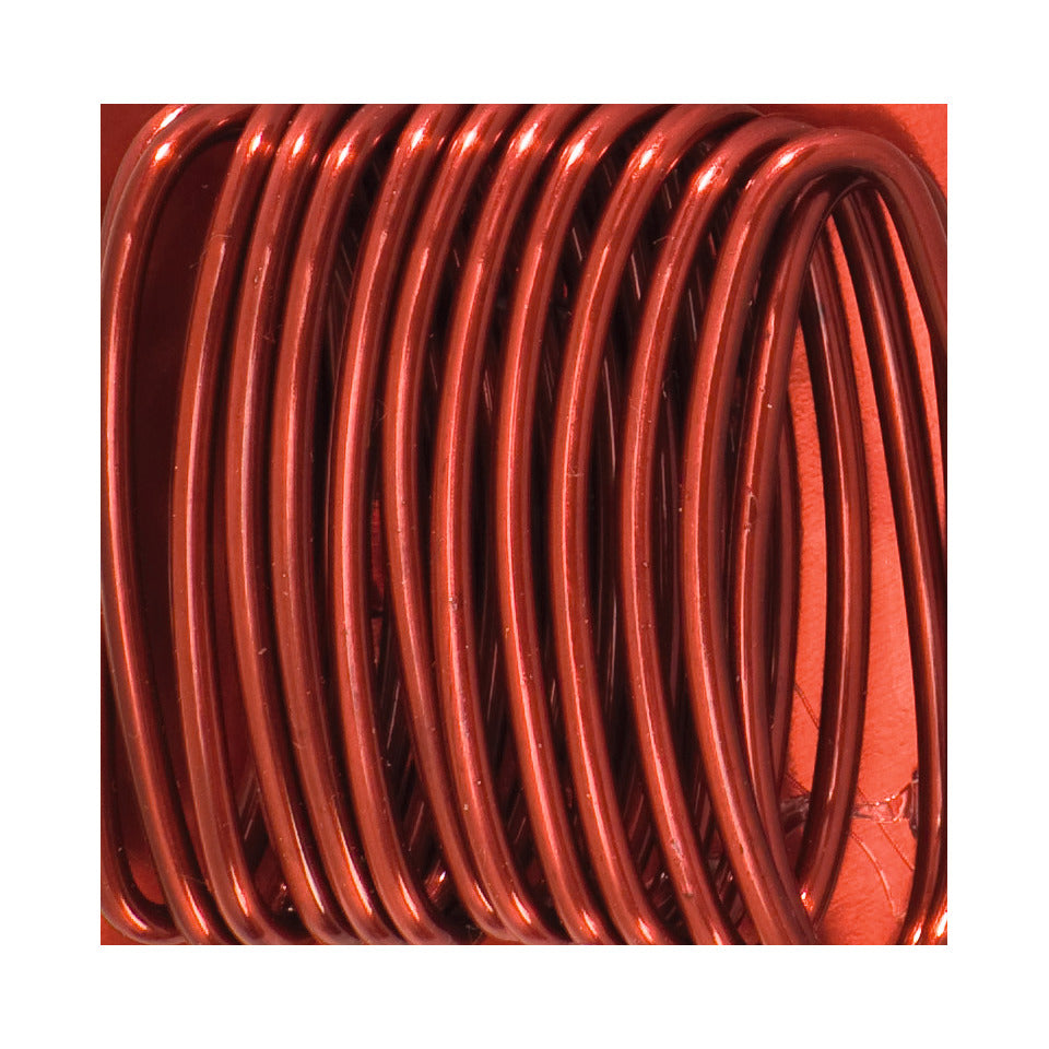 Basteldraht Aluminium, 2mmx5m, rot FOLIA 79620 FOLIA 79620  2mm 5m