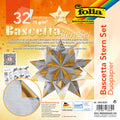 Bascetta-Stern, 20 x 20 cm, 32 Blatt, silber/gold FOLIA 366/2020 FOLIA 366/2020 20x20cm 32Bl