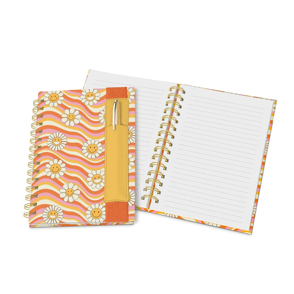 Spiralnotizbuch Waves of melody mit Stifthalter, A5, liniert STUDIO OH! OPP03 STUDIO OH! OPP03 m.Penholder
