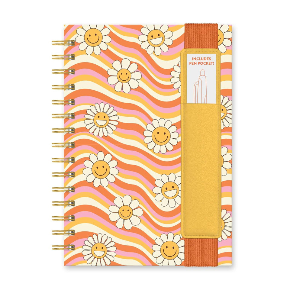 Spiralnotizbuch Waves of melody mit Stifthalter, A5, liniert STUDIO OH! OPP03 STUDIO OH! OPP03 m.Penholder