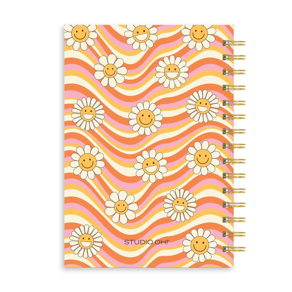 Spiralnotizbuch Waves of melody mit Stifthalter, A5, liniert STUDIO OH! OPP03 STUDIO OH! OPP03 m.Penholder
