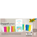 Briefkarte, DIN lang hd, 190g/m², 25 Stück, weiß FOLIA 8762 FOLIA 8762 doppelt 190g