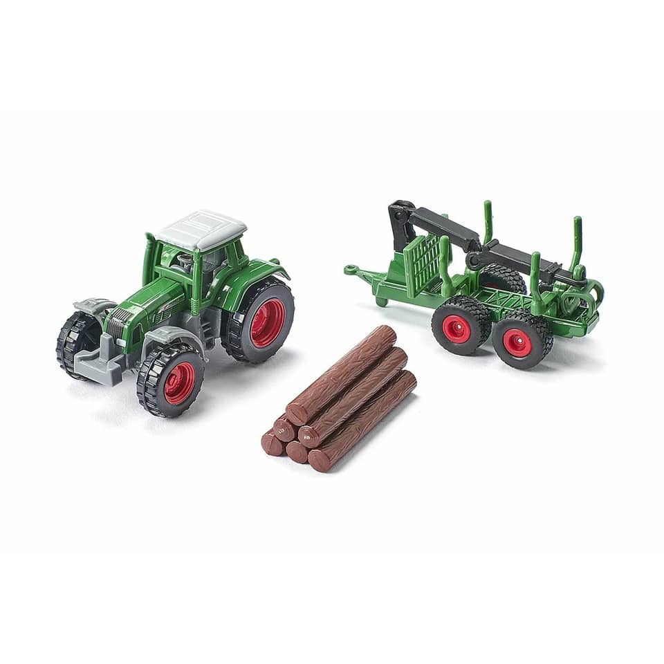Traktor mit Forstanhänger SIKU 1645