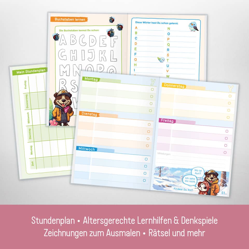 Grundschul-Aufgabenheft 1.+2.Klasse , A5, 56 Blatt, sortiert LERNFREUNDE 8522-6 LERNFREUNDE 8522-6 112S. 1.+2.Klasse