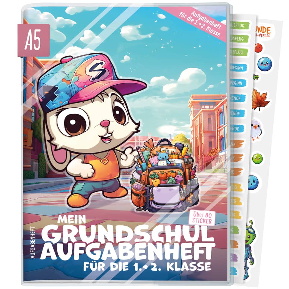 Grundschul-Aufgabenheft 1.+2.Klasse , A5, 56 Blatt, sortiert LERNFREUNDE 8522-6 LERNFREUNDE 8522-6 112S. 1.+2.Klasse