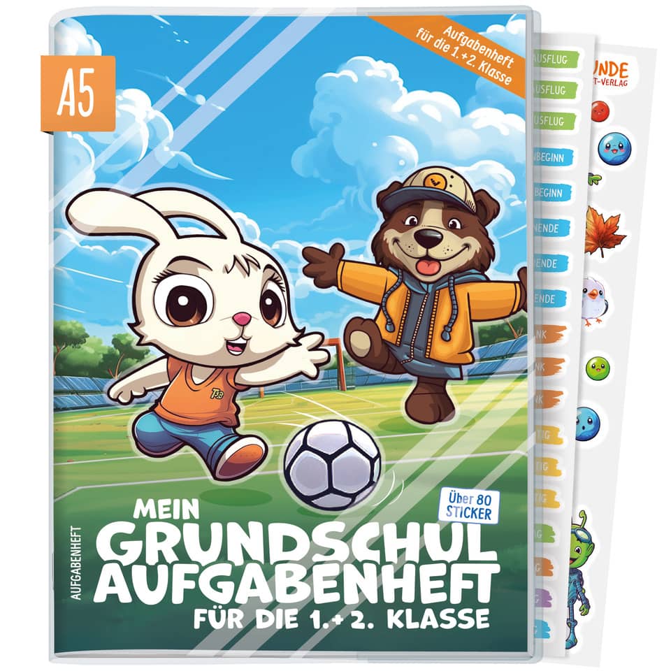 Grundschul-Aufgabenheft 1.+2.Klasse , A5, 56 Blatt, sortiert LERNFREUNDE 8522-6 LERNFREUNDE 8522-6 112S. 1.+2.Klasse