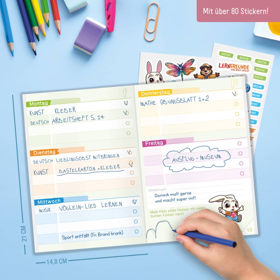 Grundschul-Aufgabenheft 1.+2.Klasse , A5, 56 Blatt, sortiert LERNFREUNDE 8522-6 LERNFREUNDE 8522-6 112S. 1.+2.Klasse