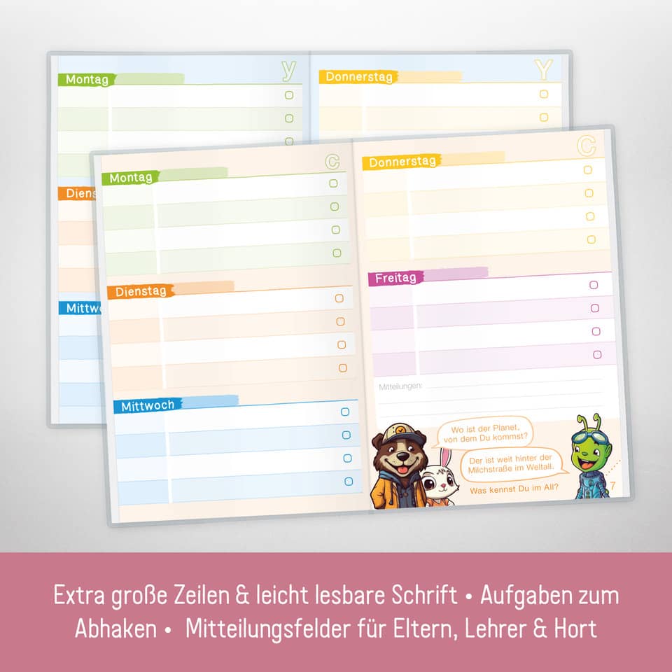 Grundschul-Aufgabenheft 1.+2.Klasse , A5, 56 Blatt, sortiert LERNFREUNDE 8522-6 LERNFREUNDE 8522-6 112S. 1.+2.Klasse