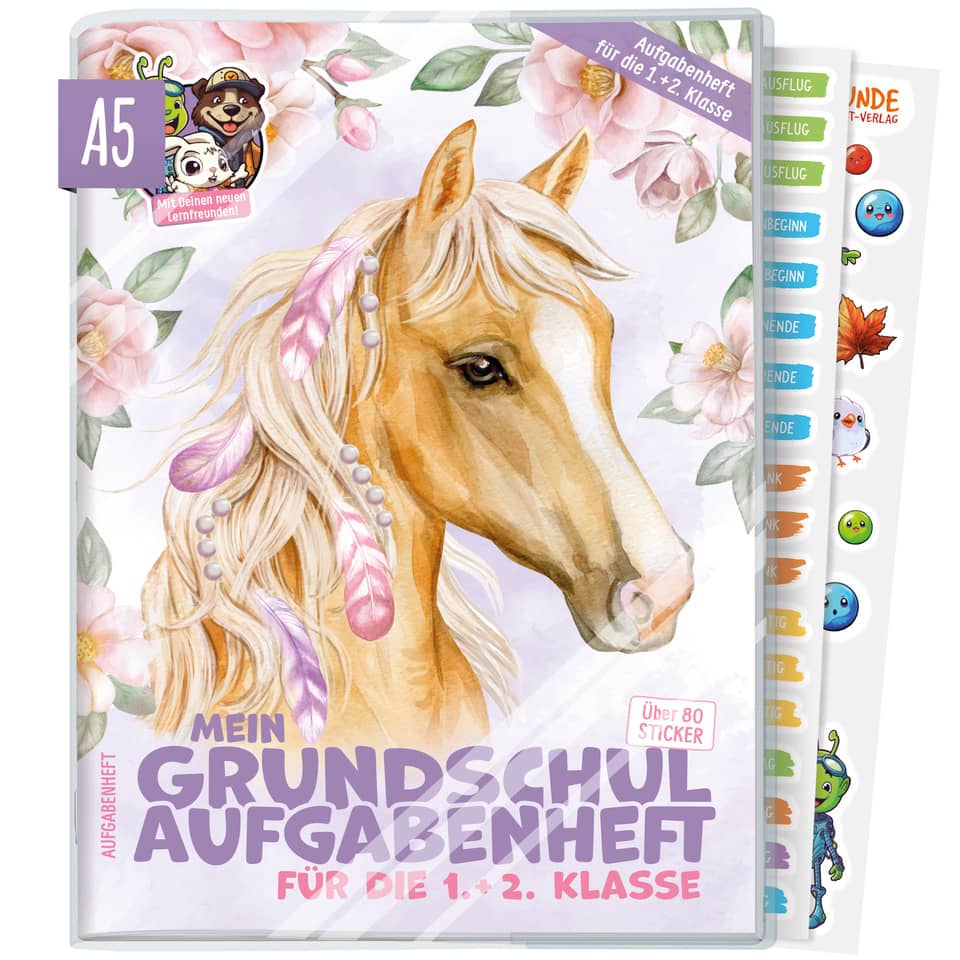 Grundschul-Aufgabenheft 1.+2.Klasse , A5, 56 Blatt, sortiert LERNFREUNDE 8522-6 LERNFREUNDE 8522-6 112S. 1.+2.Klasse