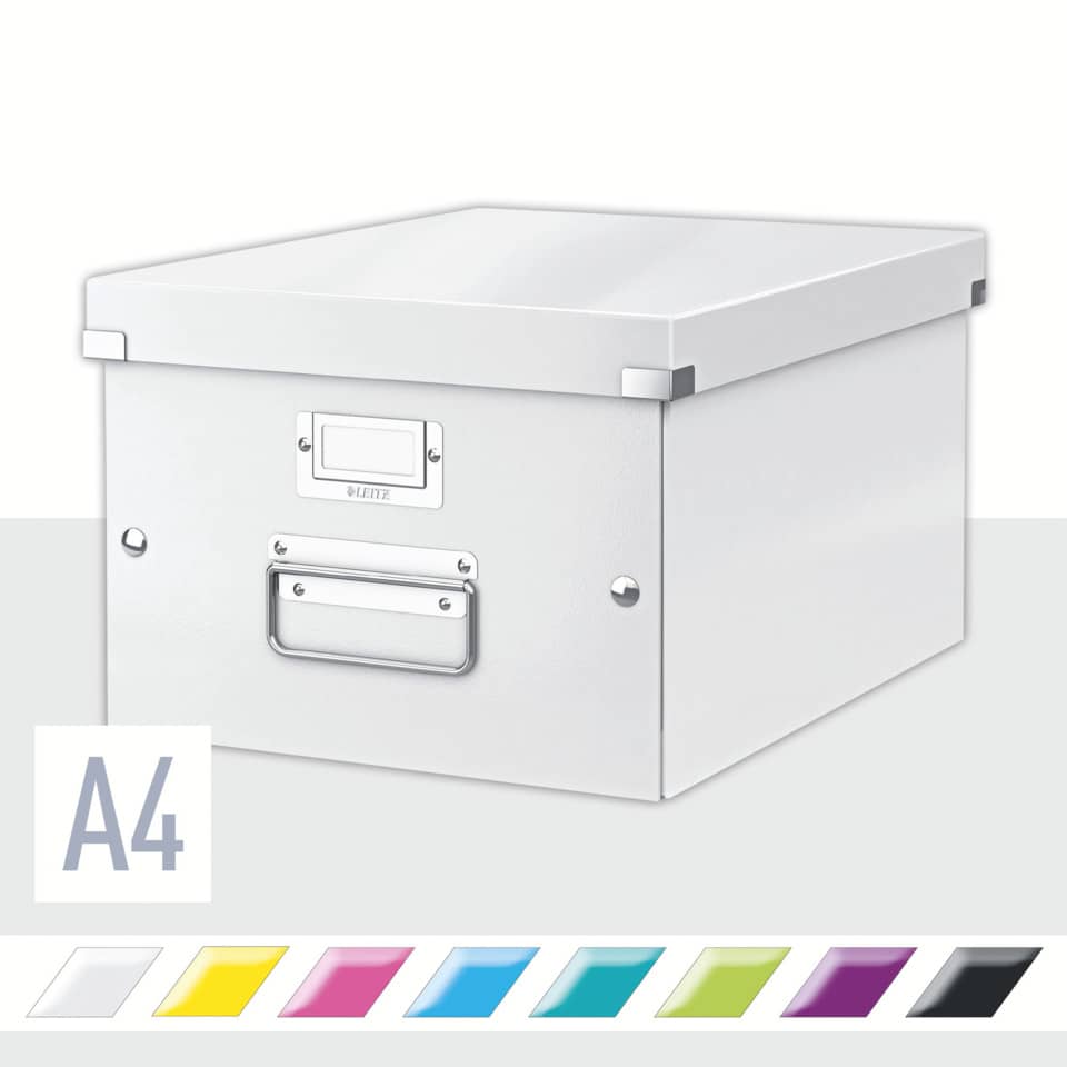 Archivbox Click & Store WOW Mittel, Graukarton, weiß LEITZ 6044-00-01 LEITZ 6044-00-01 Click&Store