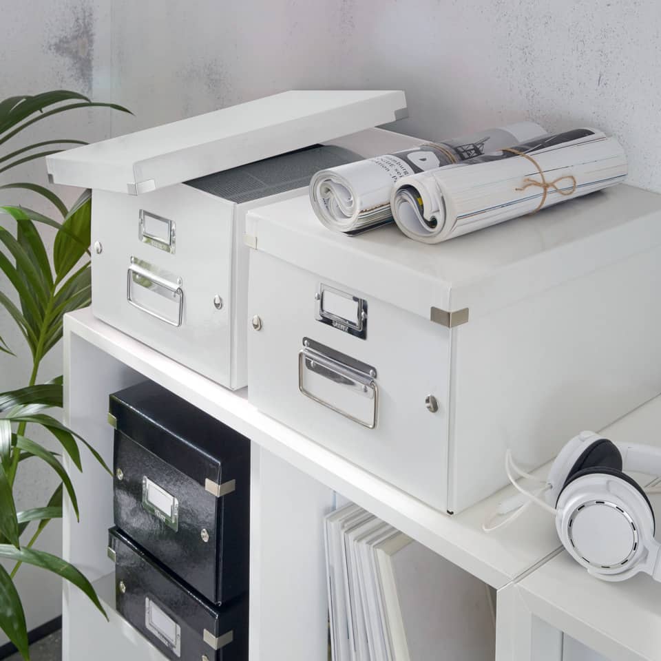 Archivbox Click & Store WOW Mittel, Graukarton, weiß LEITZ 6044-00-01 LEITZ 6044-00-01 Click&Store