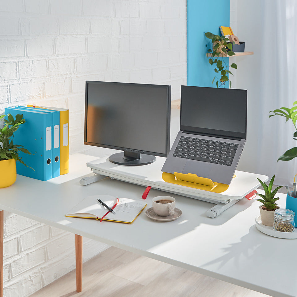 Bildschirmträger Cosy, ausziehbar, grau LEITZ 6532-00-85 LEITZ 6532-00-85 Ergo