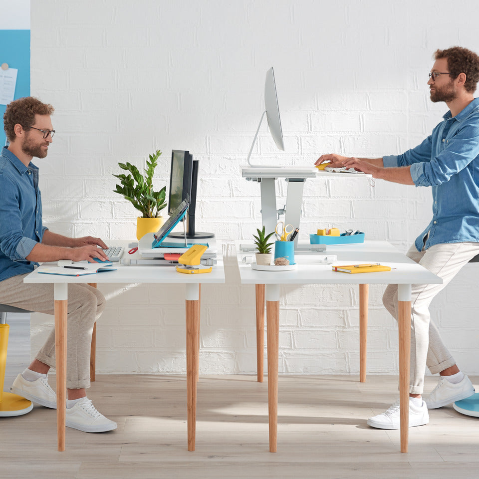 Bildschirmträger Cosy, ausziehbar, grau LEITZ 6532-00-85 LEITZ 6532-00-85 Ergo