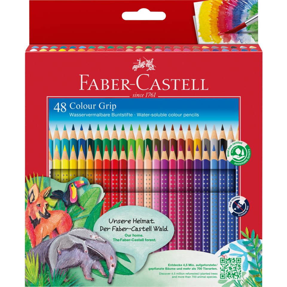 Farbstiftetui Colour Grip, 48er Kartonetui FABER CASTELL 112449 FABER CASTELL 112449 Ka-Et