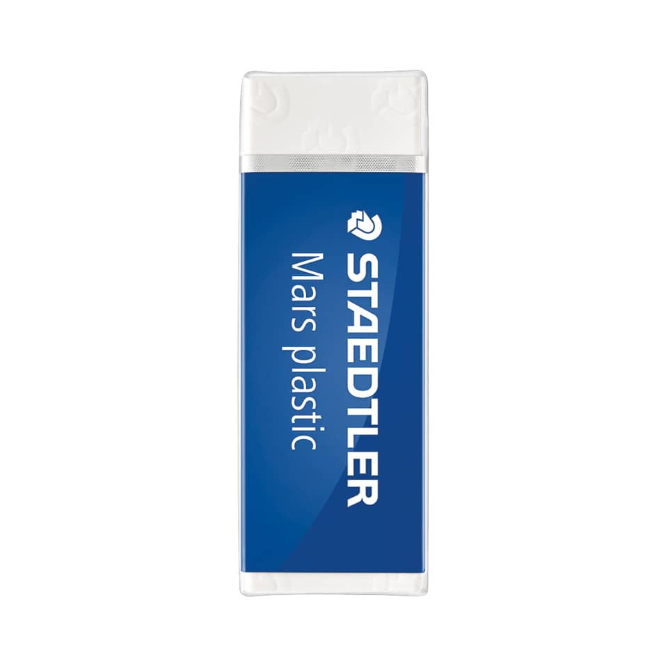 Radierer Mars® plastic, PVC, 65 x 13 x 23 mm, weiß STAEDTLER 526 50