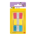 Haftstreifen Index Strong, 25,4x38mm, 3x22 Blatt, sortiert POST-IT 686-RYB POST IT 686 RYB 3x22 rt/gb/bl