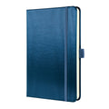 Notizbuch Conceptum, A5, 80g/m², Hardcover, kariert, blue metallic SIGEL CO402 SIGEL CO402 Conceptum Hardcover