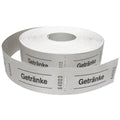 Gutscheinrolle Getränke, 1000 Abrisse, weiß WOLF & APPENZELLER 601051 601051  1000Abrisse