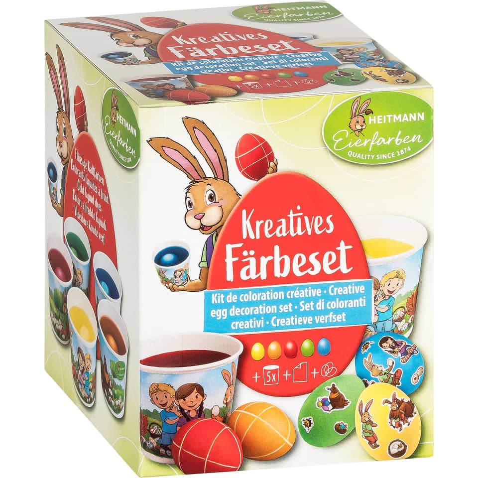 Ostereierfarben Kraetives Färbeset BRAUNS-HEITMANN 1027956