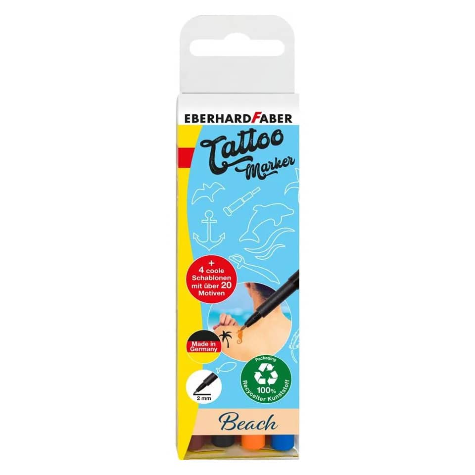 Spezialmarkierstift Set Beach, 4 Stück EBERHARD FABER 559502