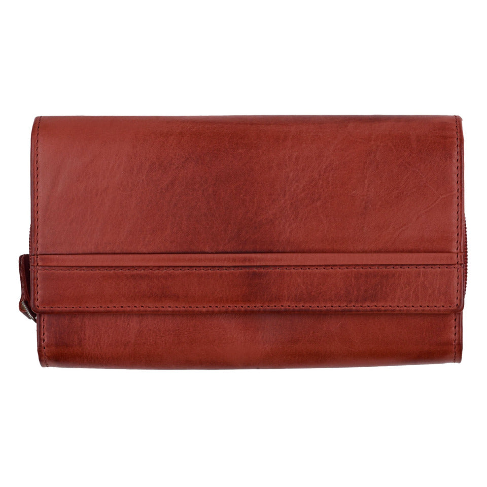 Geldbörse Hallifax, 18,5 x 11 x 3,5 cm, RFID, Leder, rot HJP 80488.02 HJP 80488.02 18,5x11x3,5cm
