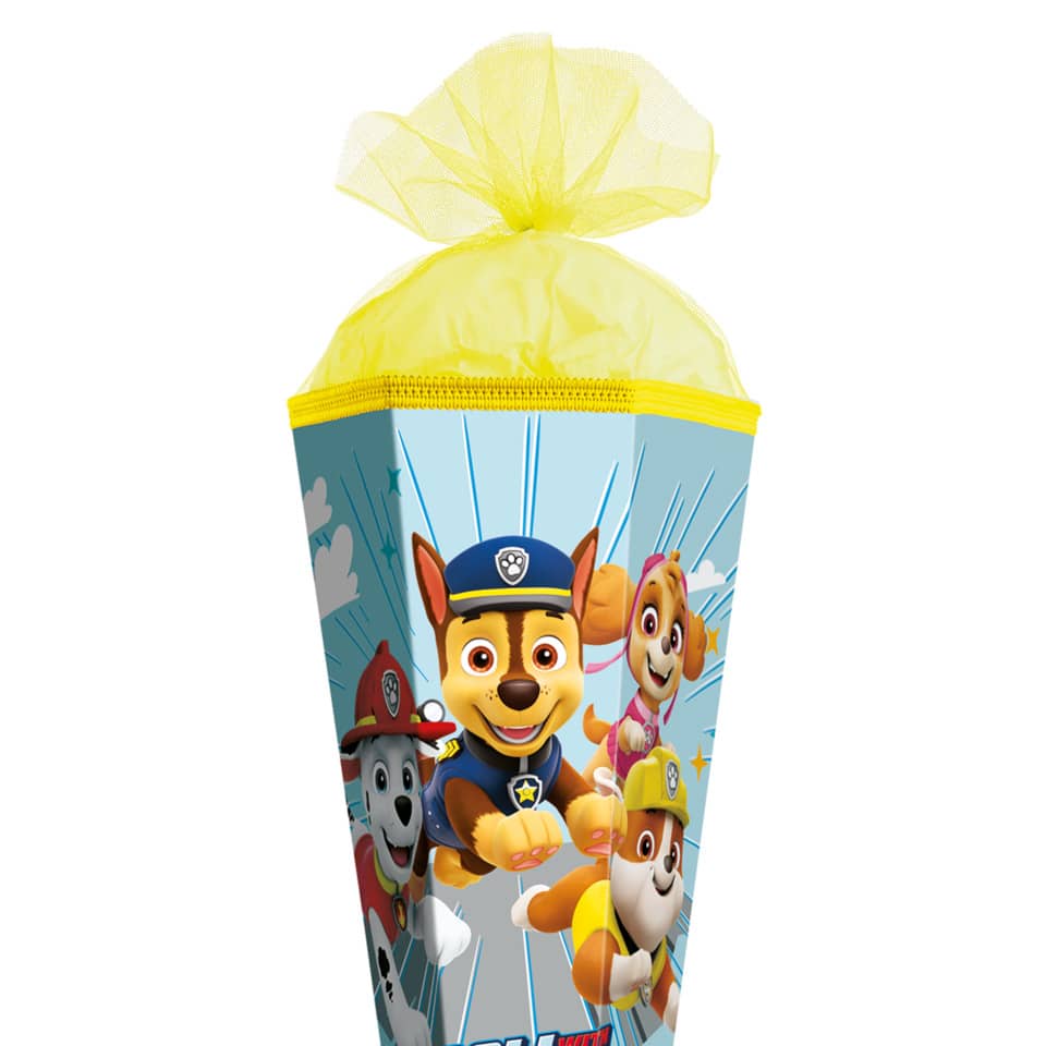 Schultüte Paw Patrol, 85cm, Tüllverschluss ROTH 678898 ROTH 678898 Tüllverschl.