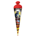 Schultüte Feuerwehrmann, 70cm, Filzverschluss ROTH 677477 ROTH 677477 Filzverschl.