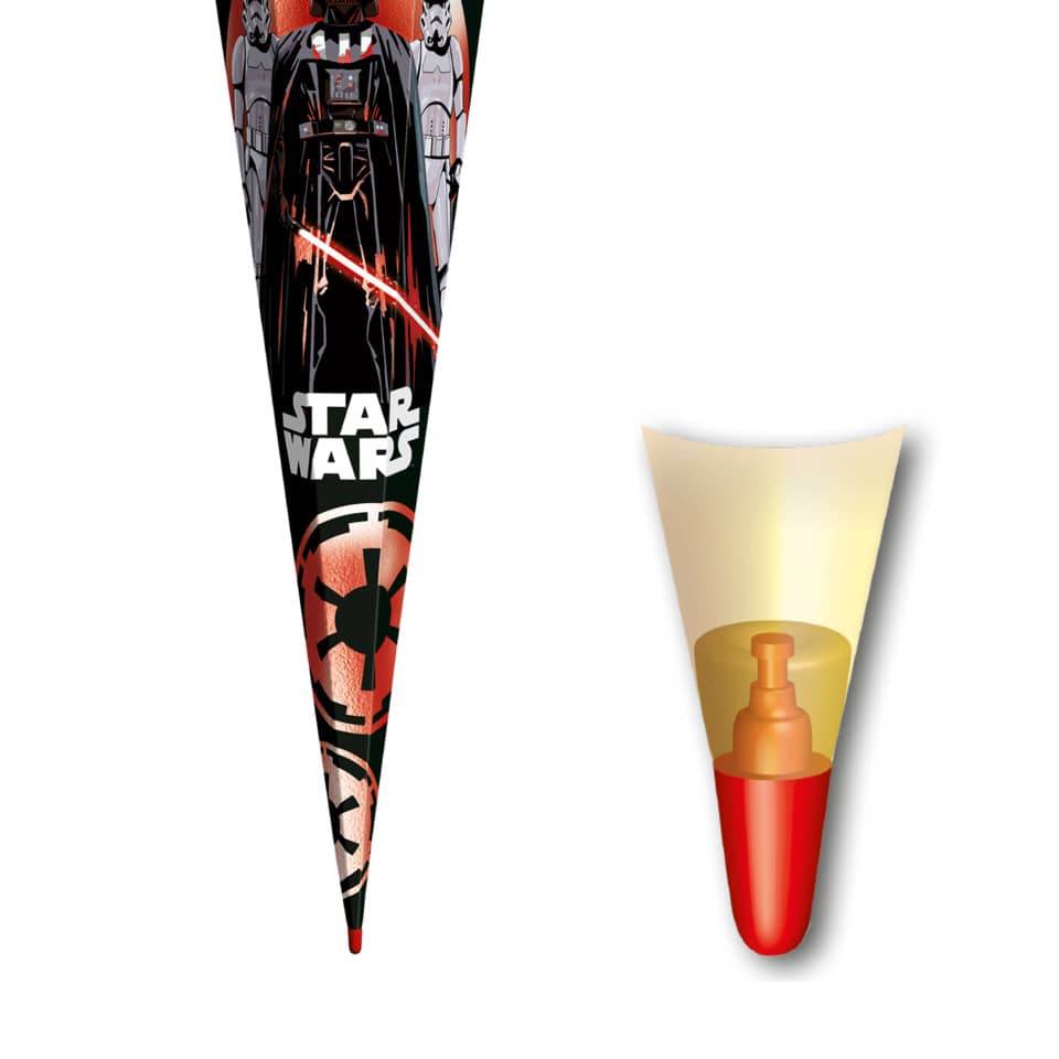 Schultüte Disney Star Wars, 85cm, Tüllverschluss ROTH 678895 ROTH 678895 Tüllverschl.