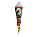 Schultüte Feuerwehrmann mit Folieneffekt, 85cm, Tüllverschluss ROTH 678879 ROTH 678879 Tüllverschl.