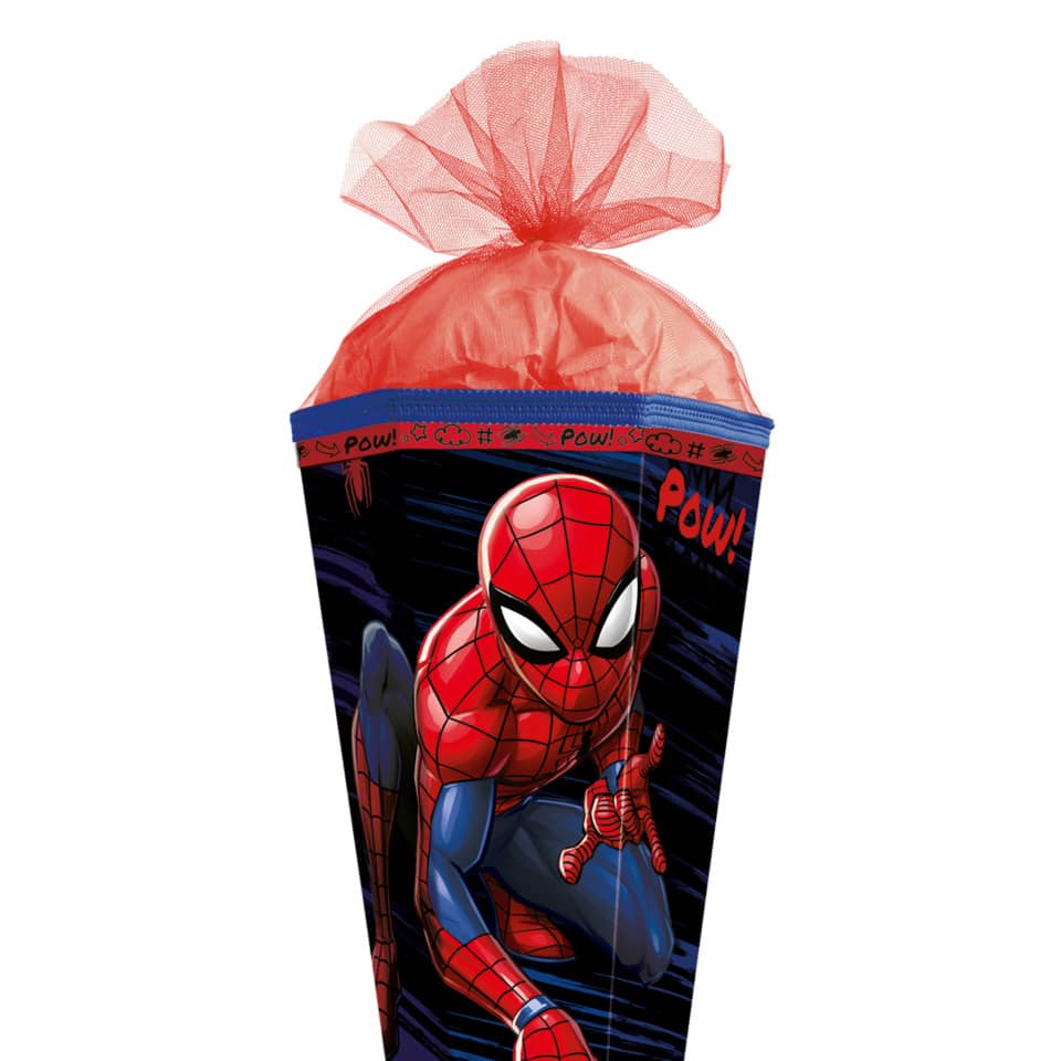 Schultüte Marvel Spiderman, 85cm, Tüllverschluss ROTH 678893 ROTH 678893 Tüllverschl.