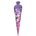 Schultüte Einhornportrait mit Glitzer, 70cm, Filzverschluss ROTH 677489 ROTH 677489 Filzverschl.