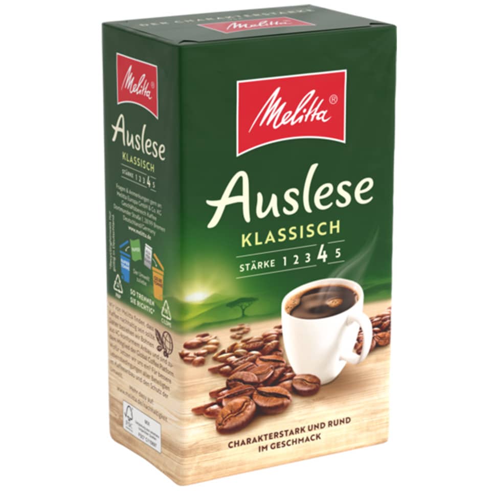 Kaffee Auslese Klassisch gemahlen, 500g MELITTA 528883 MELITTA 528883 klassisch