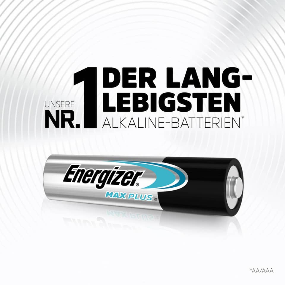 Batterie Alkali-Mangan Max Plus Industrial, LR03/AAA/Micro, 20 Stück ENERGIZER E301322902 ENERGIZER E301322902 Max Plus