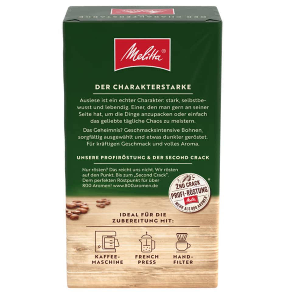 Kaffee Auslese Klassisch gemahlen, 500g MELITTA 528883 MELITTA 528883 klassisch