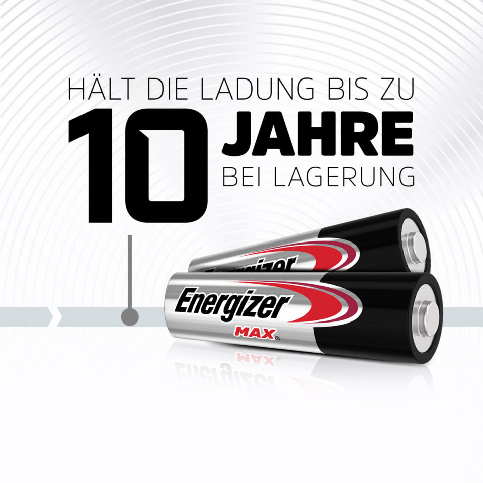 Batterie Alkali-Mangan Max, LR6/AA/Mignon, 4 Stück ENERGIZER E303323700 ENERGIZER E301530703/E303323700 Max