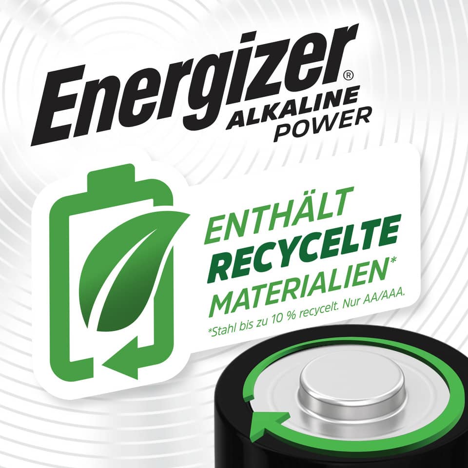 Batterie Alkali-Mangan Power, LR6/AA/Mignon, 16 Stück ENERGIZER E300173001 ENERGIZER E300173001 Alkaline Power