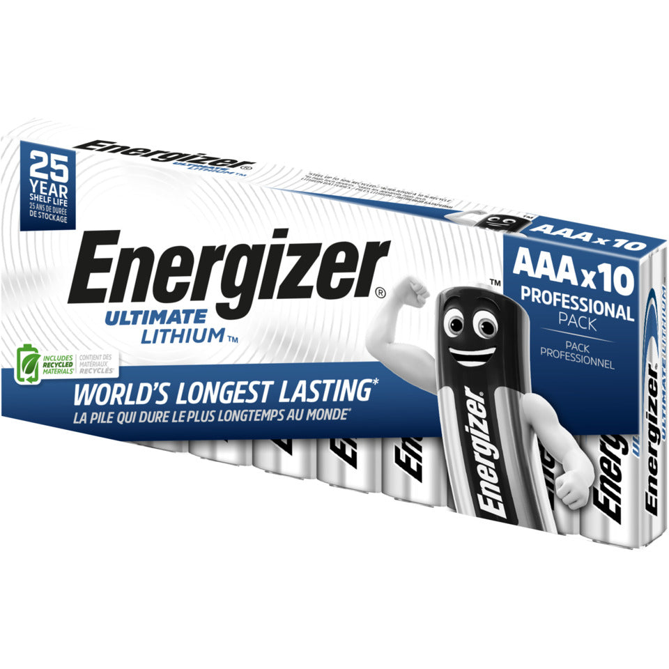 Batterie Lithium Ultimate, LR03/AAA/Micro, 10 Stück ENERGIZER E301535900 ENERGIZER E301535900 Lithium