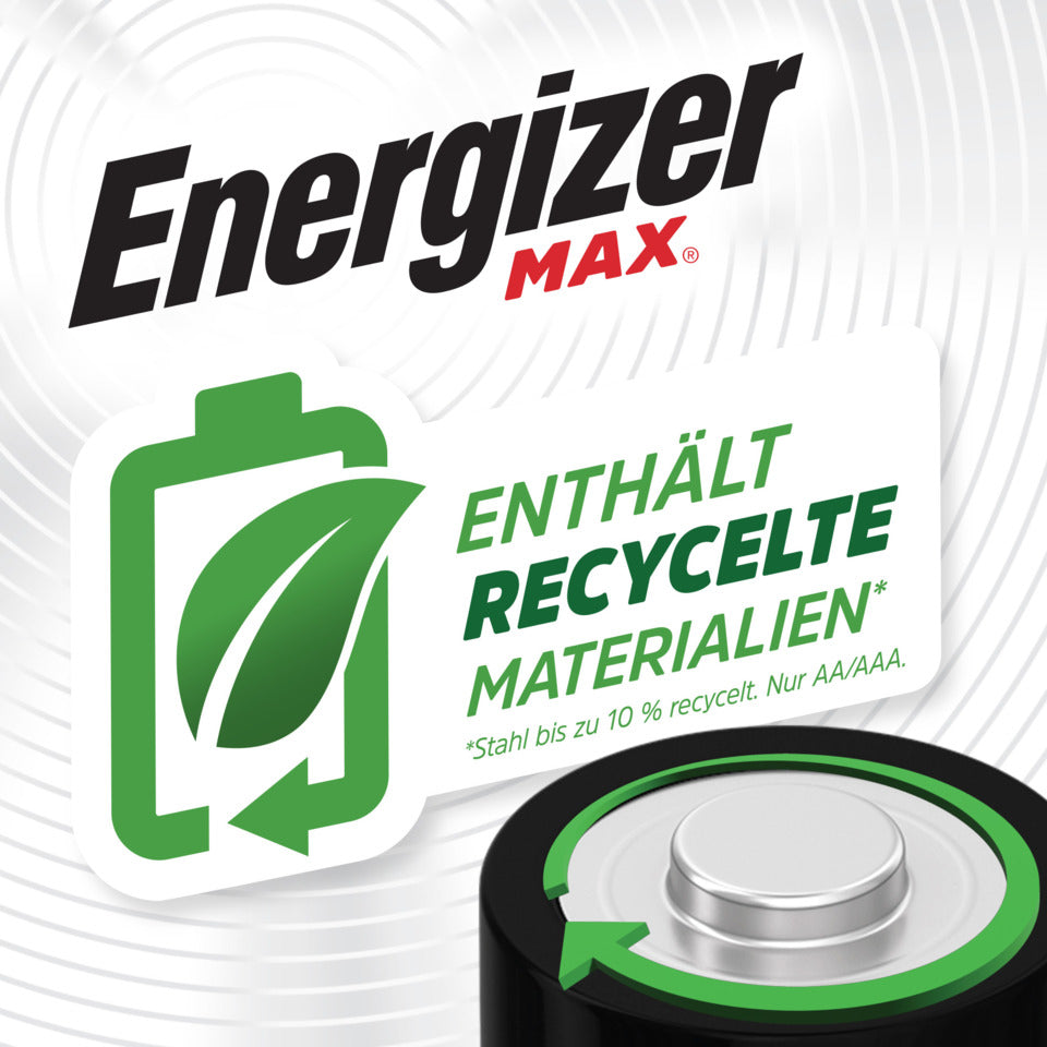 Batterie Alkali-Mangan Max, LR03/AAA/Micro, 4 Stück ENERGIZER E303325600 ENERGIZER E301532002/E303325600 Max